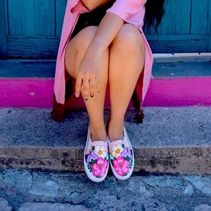 Luisa Mexican Embroidered Sneakers